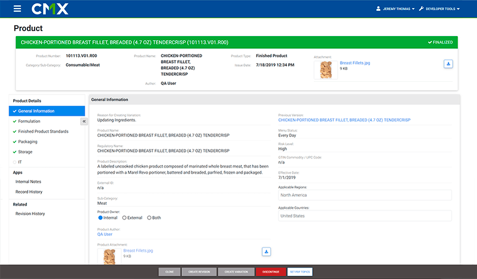 Product - general information